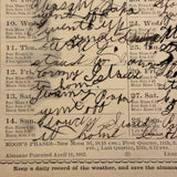 1886 + 1888 Almanacs with Handwritten Daily Diaries