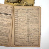 1886 + 1888 Almanacs with Handwritten Daily Diaries
