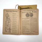 1886 + 1888 Almanacs with Handwritten Daily Diaries