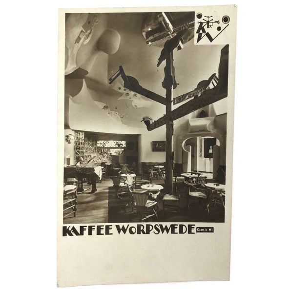 C. 1920s German Kaffee Worpswede Photo Postcard