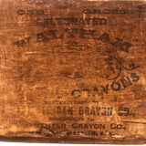 1920s American Crayon Co. One Gross Box Tapered White Waltham Chalk, Near Full