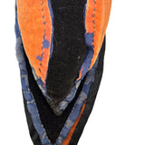 A. Campbell's Hanging Velvet and Silk Folk Art Sewing Owl with American Flag Bow