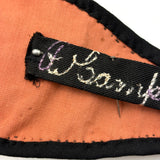 A. Campbell's Hanging Velvet and Silk Folk Art Sewing Owl with American Flag Bow