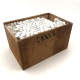 1920s American Crayon Co. One Gross Box Tapered White Waltham Chalk, Near Full