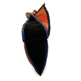 A. Campbell's Hanging Velvet and Silk Folk Art Sewing Owl with American Flag Bow