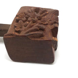 Charming Folk Art Daughters of Rebekah / Odd Fellows Carved Gavel with Block