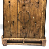 Super Primitive Early Handmade Pinball Game with Lots of Nails