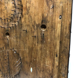 Super Primitive Early Handmade Pinball Game with Lots of Nails