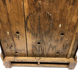 Super Primitive Early Handmade Pinball Game with Lots of Nails