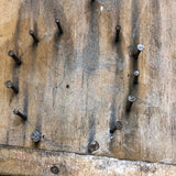 Super Primitive Early Handmade Pinball Game with Lots of Nails