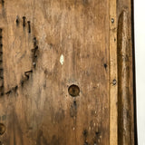 Super Primitive Early Handmade Pinball Game with Lots of Nails