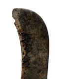 Antique Handmade Folk Art Knife with Carved Boot Handle