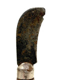 Antique Handmade Folk Art Knife with Carved Boot Handle