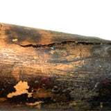 Antique Handmade Folk Art Knife with Carved Boot Handle