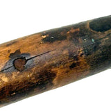 Antique Handmade Folk Art Knife with Carved Boot Handle