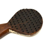 Unusual Old Carved Comb with Booted Leg Shaped Handle