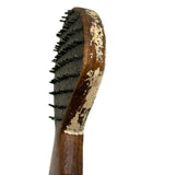 Unusual Old Carved Comb with Booted Leg Shaped Handle