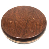 Charming Folk Art Daughters of Rebekah / Odd Fellows Carved Gavel with Block