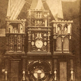 Rare "The Eight Wonder of the World" Engle Clock Stereoview, 1878