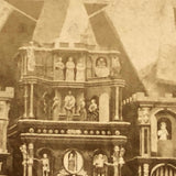 Rare "The Eight Wonder of the World" Engle Clock Stereoview, 1878