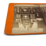 Rare "The Eight Wonder of the World" Engle Clock Stereoview, 1878