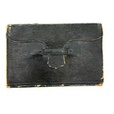 1859 Leather Covered Notebook, Largely Blank But with Excellent American Flag Diagram