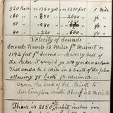 1859 Leather Covered Notebook, Largely Blank But with Excellent American Flag Diagram