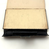1859 Leather Covered Notebook, Largely Blank But with Excellent American Flag Diagram
