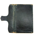 1859 Leather Covered Notebook, Largely Blank But with Excellent American Flag Diagram