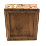 SOLD Scratch Made Folk Art House with Glass Windows, Wallpapered Interior, Opening Door