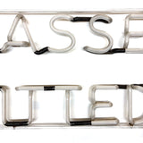 GLASSES FITTED, Hand Crafted Old Neon Sign, As Found