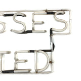 GLASSES FITTED, Hand Crafted Old Neon Sign, As Found