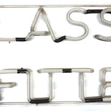 GLASSES FITTED, Hand Crafted Old Neon Sign, As Found