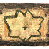 Charming Hybrid: Early 19th C. Painted Box with Folk Art Needlepoint Cover