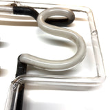 GLASSES FITTED, Hand Crafted Old Neon Sign, As Found