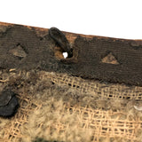 Charming Hybrid: Early 19th C. Painted Box with Folk Art Needlepoint Cover