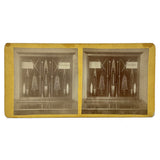 Double Expansion Twist Shuttle Spindles Display, Boston Mechanics Fair, Gorgeous 1873 Albumen Stereoview