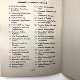 Fun, Rare, The Pastime Digest Vol. 4, c. 1940s Salvation Army Activities Book