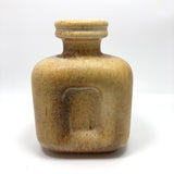 Steuler Keramik West German Mid-Century Modern Honey Brown Bottle Shaped Vase