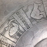 Stunning Arthur Armour Hammered Aluminum Zodiac Charger