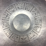 Stunning Arthur Armour Hammered Aluminum Zodiac Charger