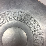 Stunning Arthur Armour Hammered Aluminum Zodiac Charger