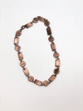 Mid-Century Handcrafted Copper Choker Necklace