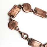 Mid-Century Handcrafted Copper Choker Necklace