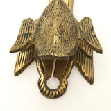 Brass Duck Shaped Paper Clip for Desk or Wall