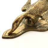 Brass Duck Shaped Paper Clip for Desk or Wall