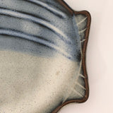 Set of Four Handmade Japanese Fish Shaped Plates, Signed