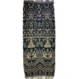 Gorgeous Handwoven Ikat Indigo Textile from Sumba, Indonesia
