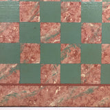 Fun, Very 1980s Sponge Painted Wooden Checkerboard