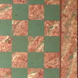 Fun, Very 1980s Sponge Painted Wooden Checkerboard